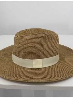 Toucan Hats Wide Sunhat Beach Hat Straw Size M Medium OS USA
